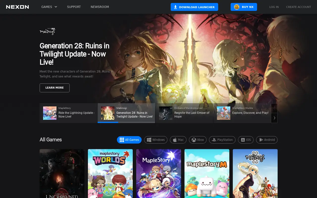 nexon.com in 2026