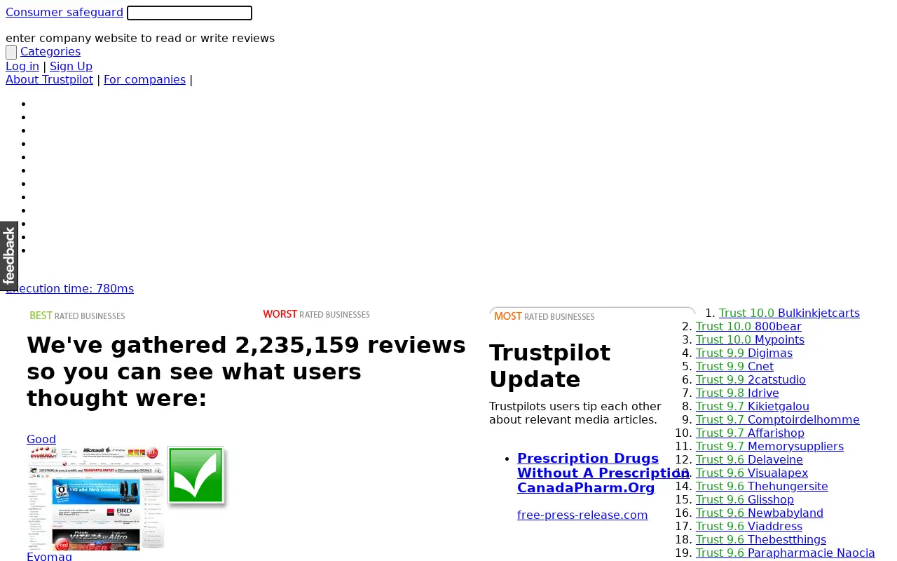 trustpilot.com in 2010