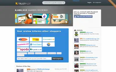trustpilot.com in 2012