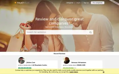 trustpilot.com in 2016