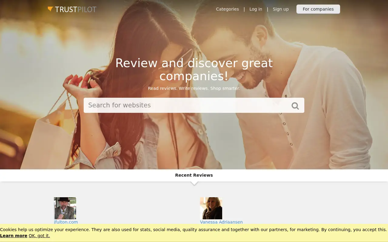 trustpilot.com in 2017