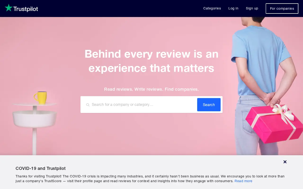 trustpilot.com in 2020