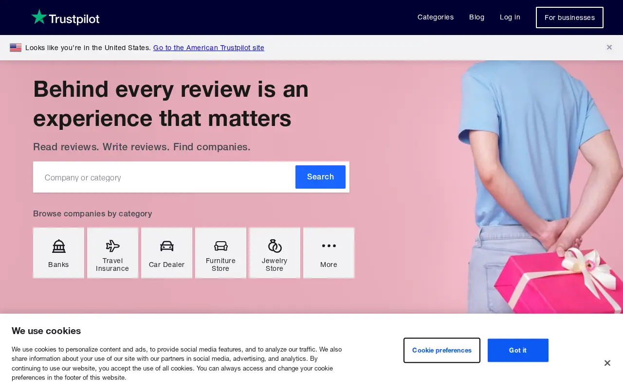 trustpilot.com in 2021