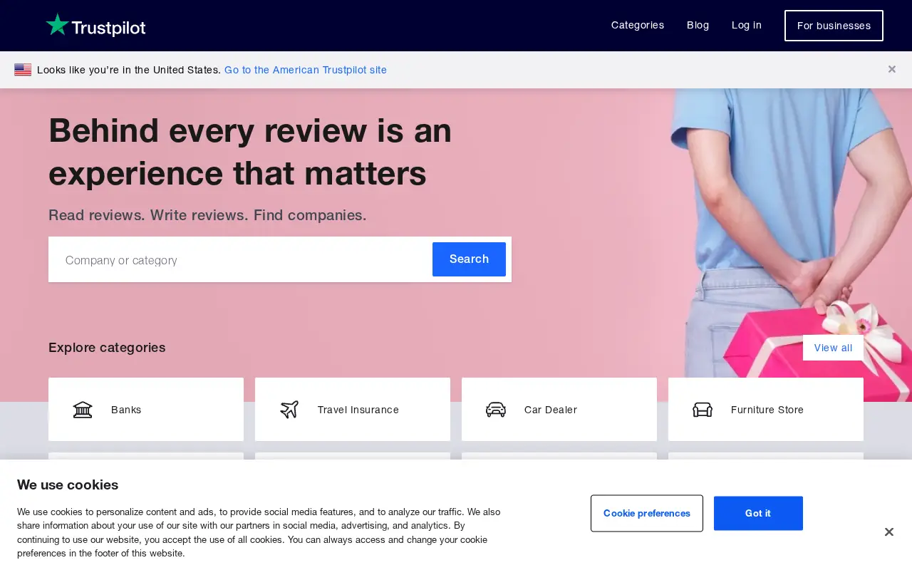 trustpilot.com in 2022