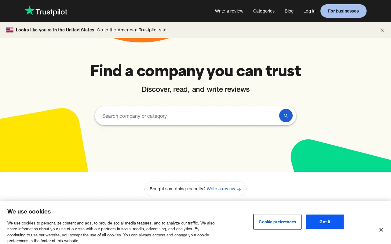 trustpilot.com in 2025