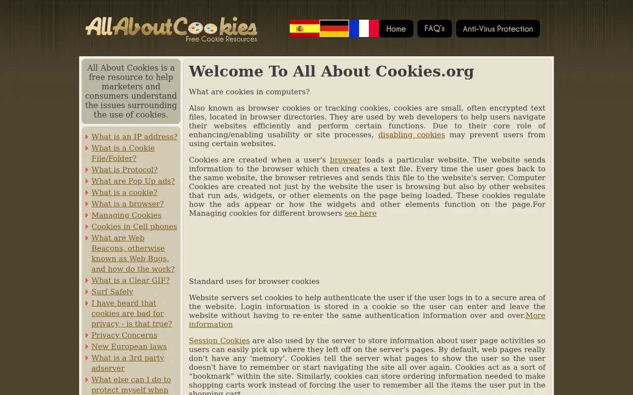 allaboutcookies.org in 2014