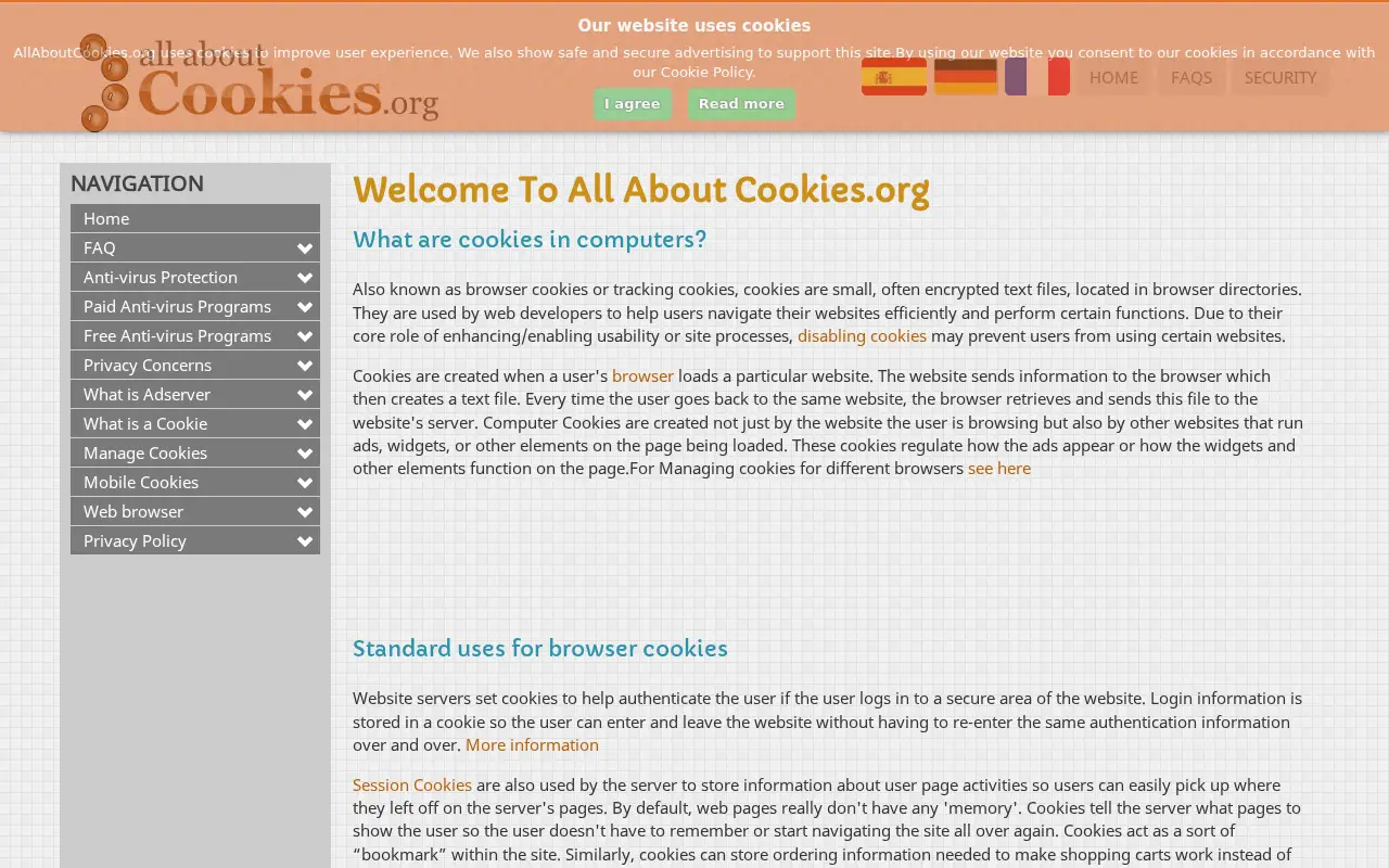 allaboutcookies.org in 2017