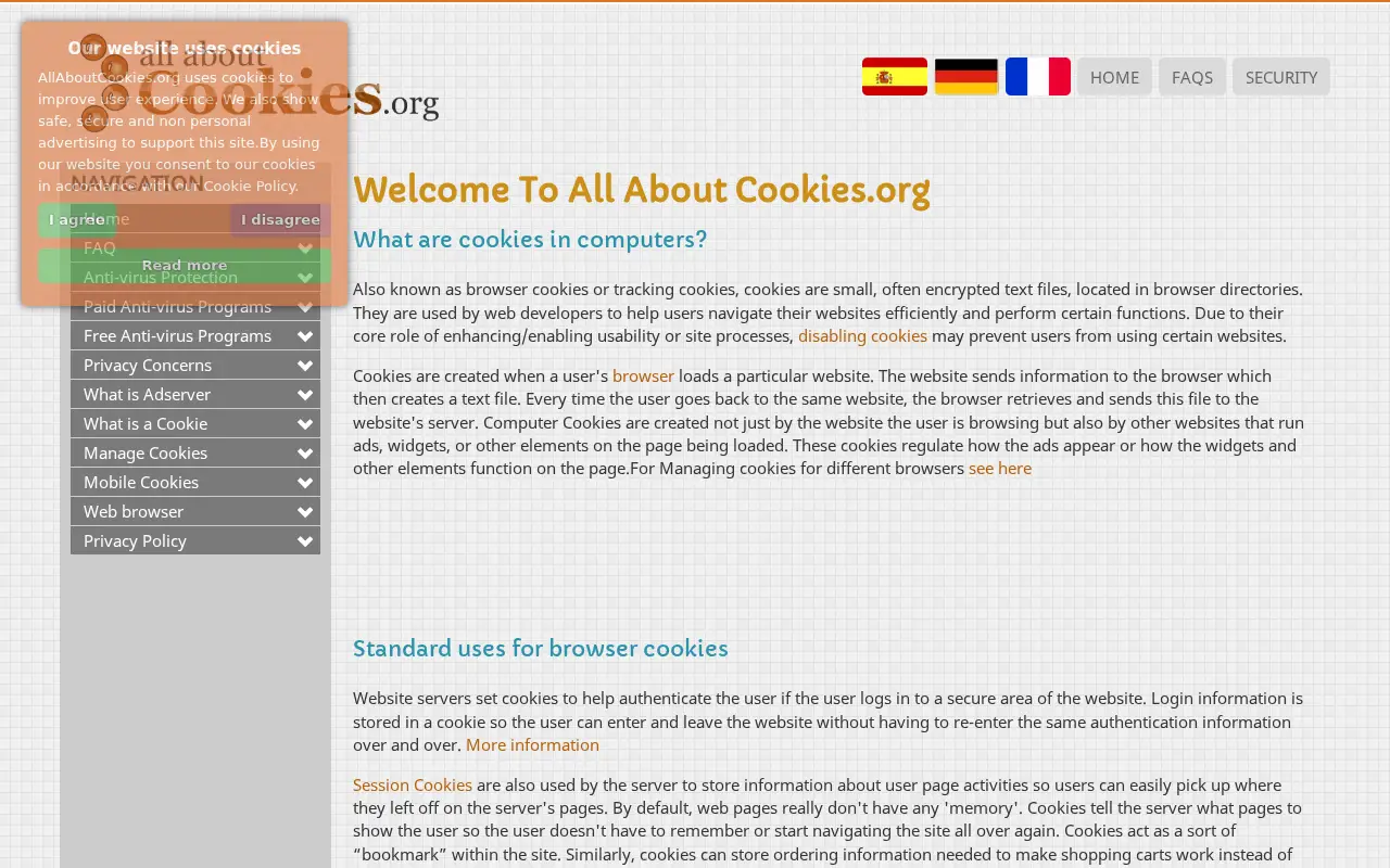 allaboutcookies.org in 2019