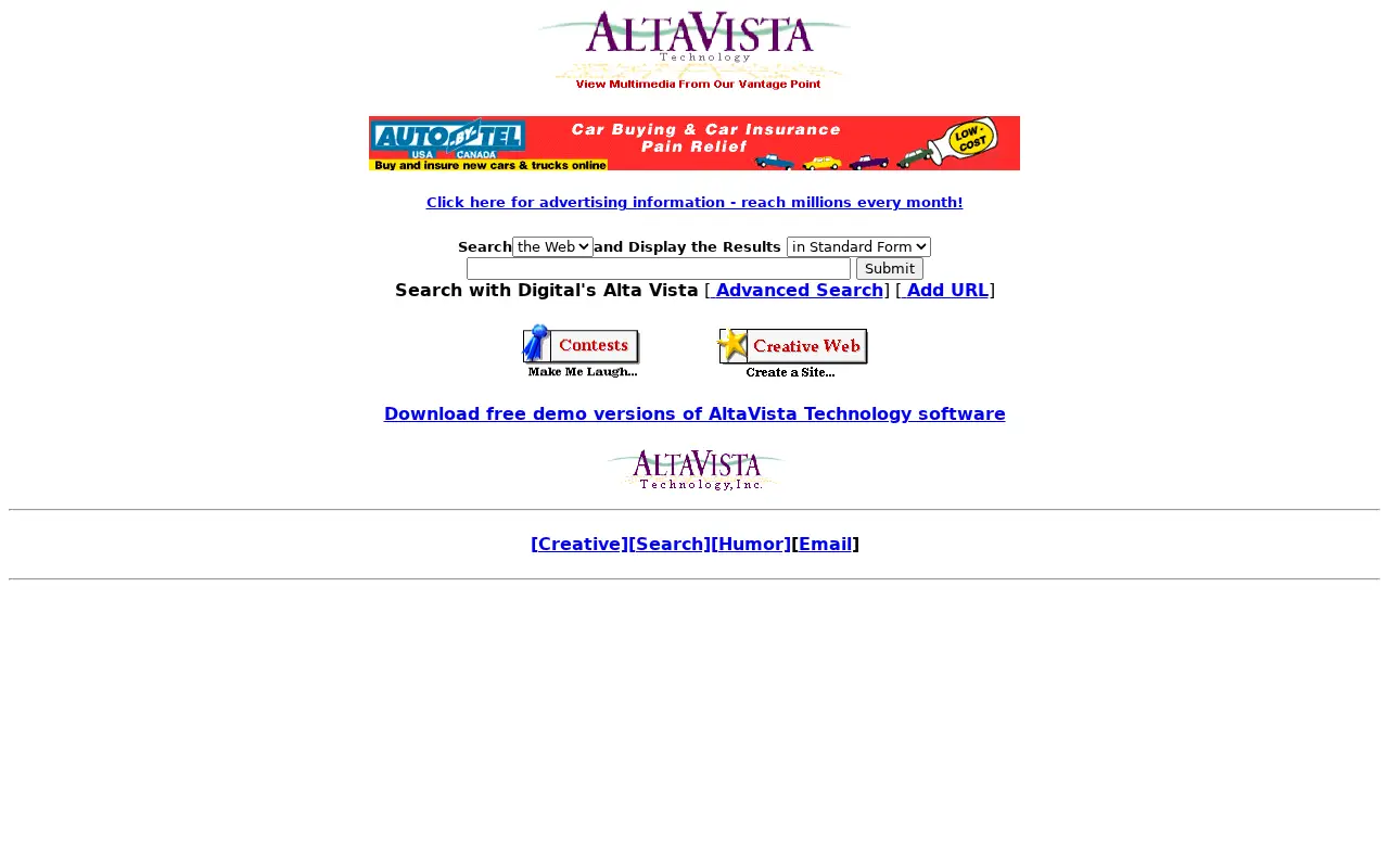 altavista.com in 1996