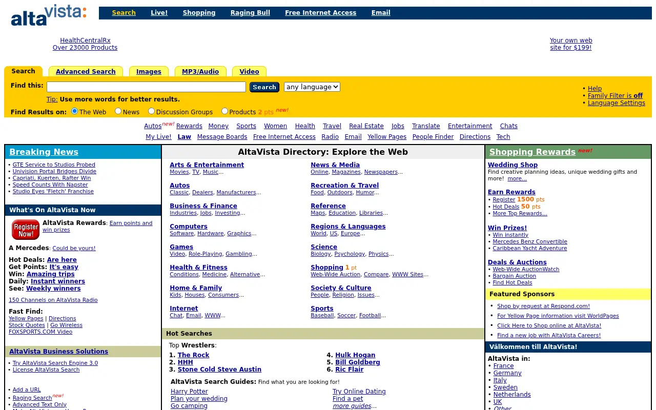 altavista.com in 2000