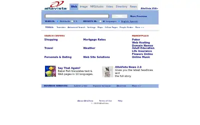 altavista.com in 2003