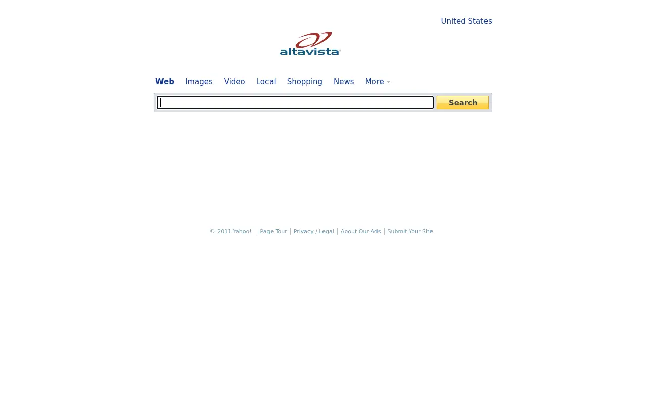 altavista.com in 2011