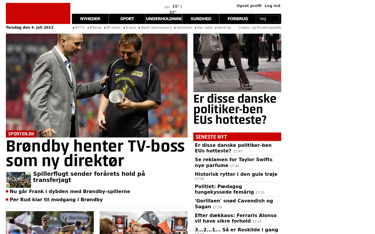 bt.dk in 2013