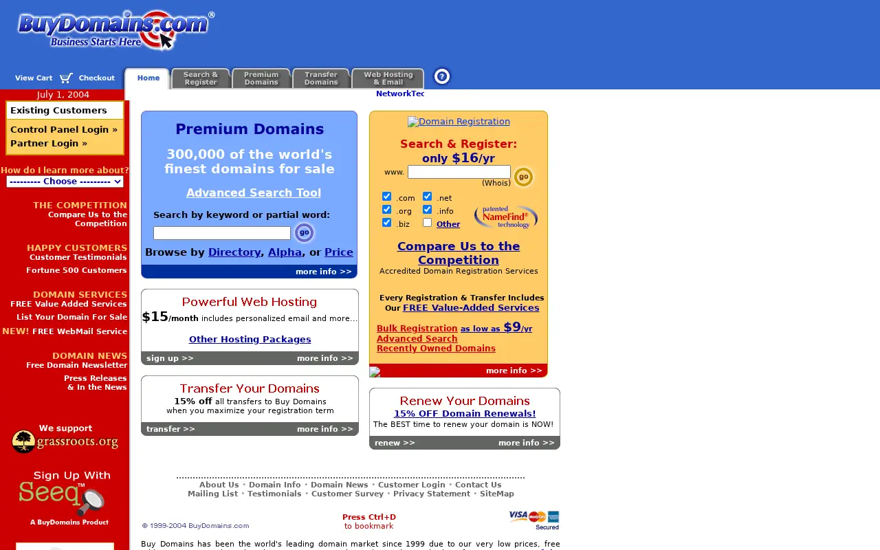 buydomains.com in 2004
