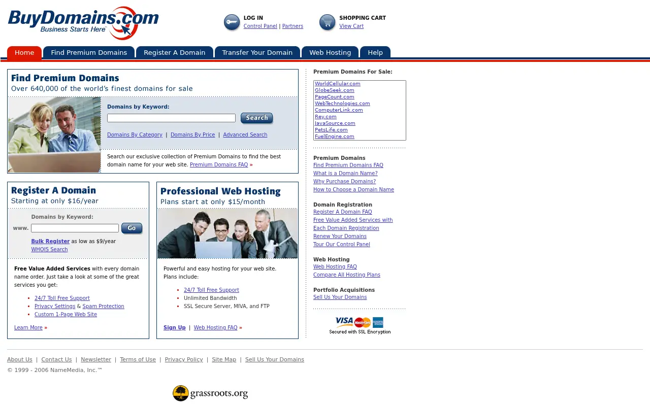 buydomains.com in 2006