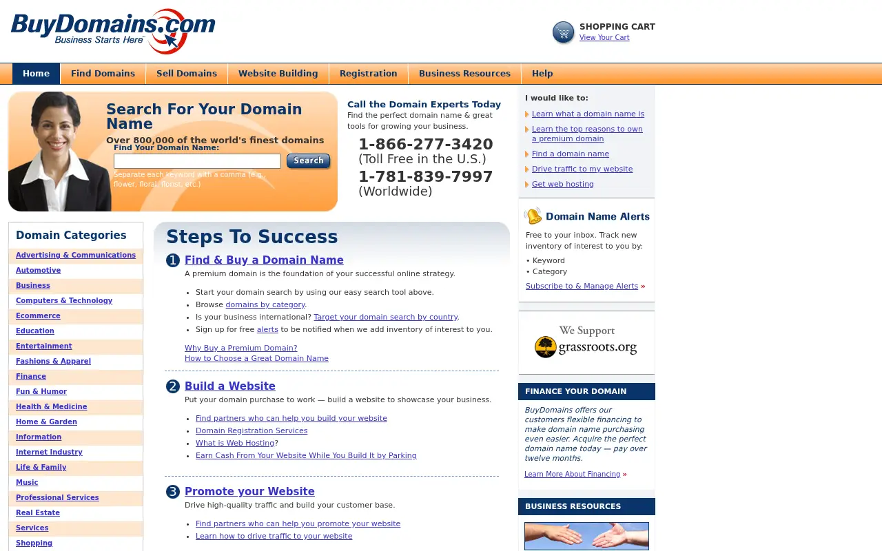 buydomains.com in 2007