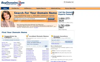 buydomains.com in 2009