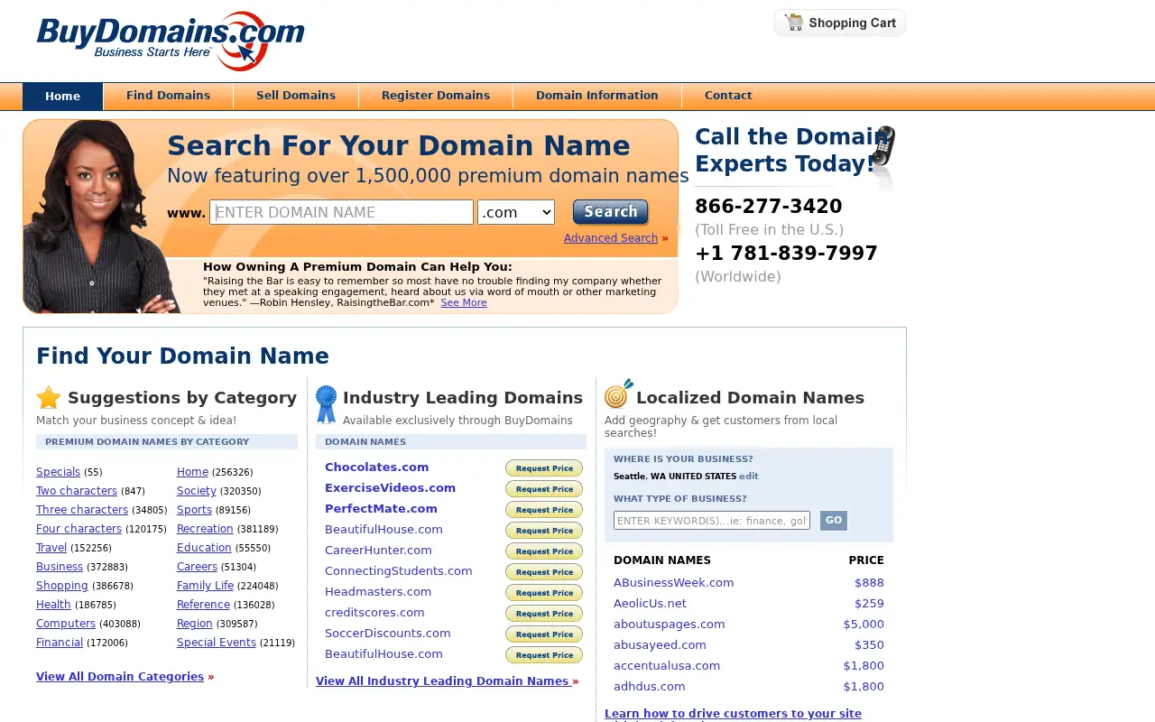 buydomains.com in 2011