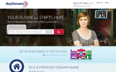 buydomains.com in 2016