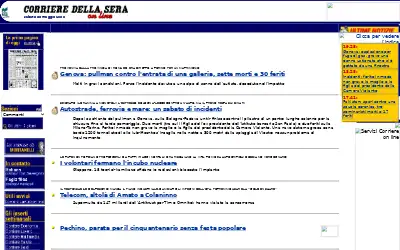 corriere.it in 1999
