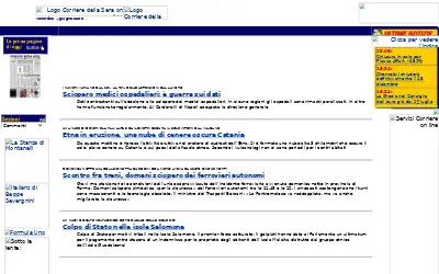 corriere.it in 2000