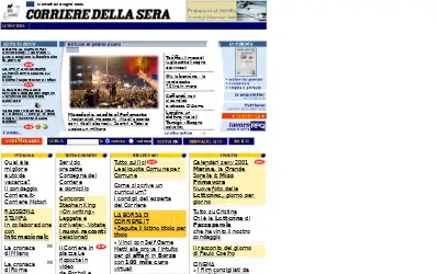 corriere.it in 2001