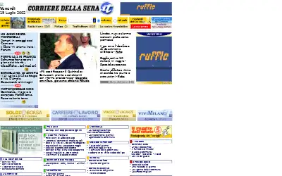 corriere.it in 2002