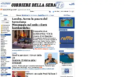 corriere.it in 2007