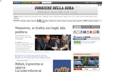corriere.it in 2011