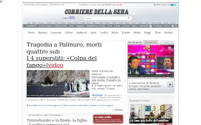 corriere.it in 2012