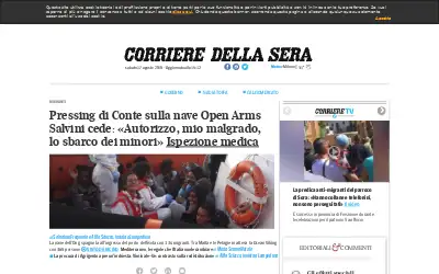 corriere.it in 2019
