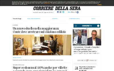 corriere.it in 2020