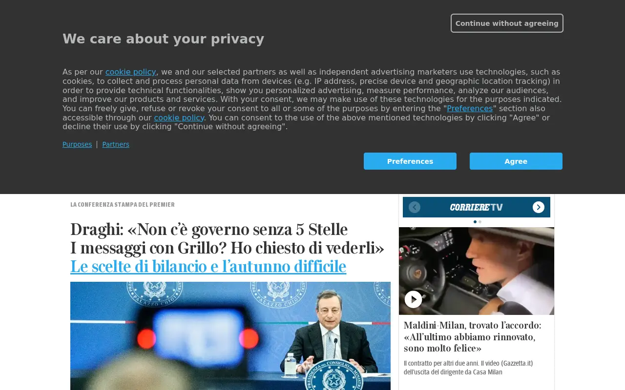 corriere.it in 2022