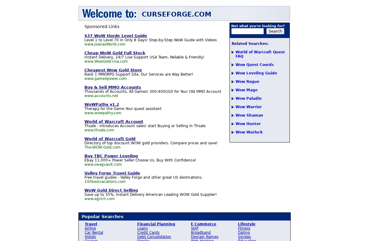 curseforge.com in 2007