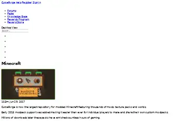 curseforge.com in 2017