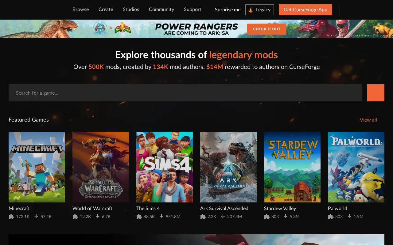 curseforge.com in 2024