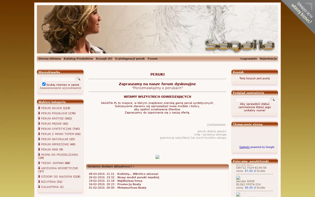 sagatia.pl in 2010
