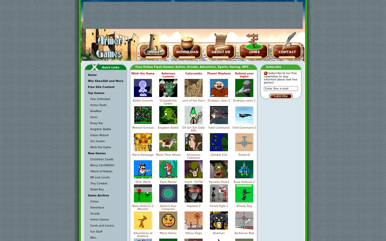 armorgames.com in 2005