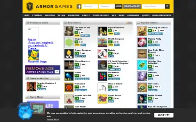 armorgames.com in 2018