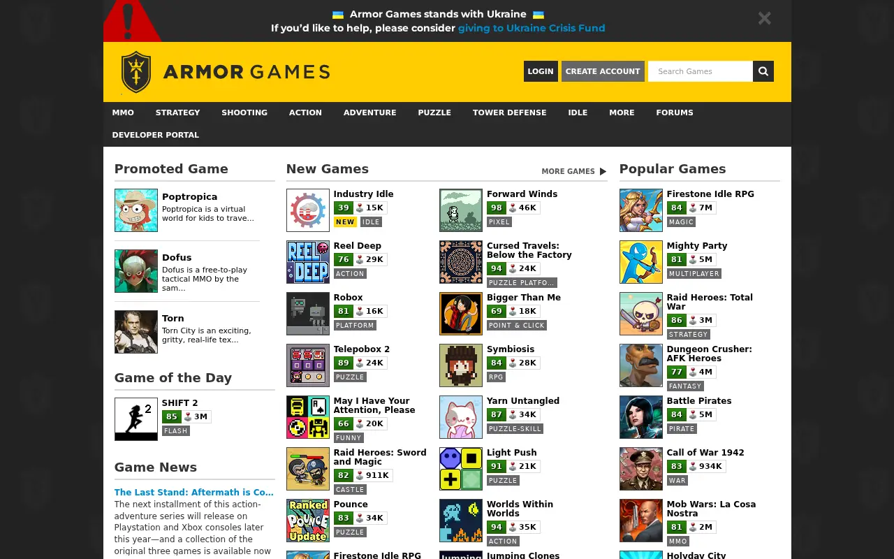 armorgames.com in 2022