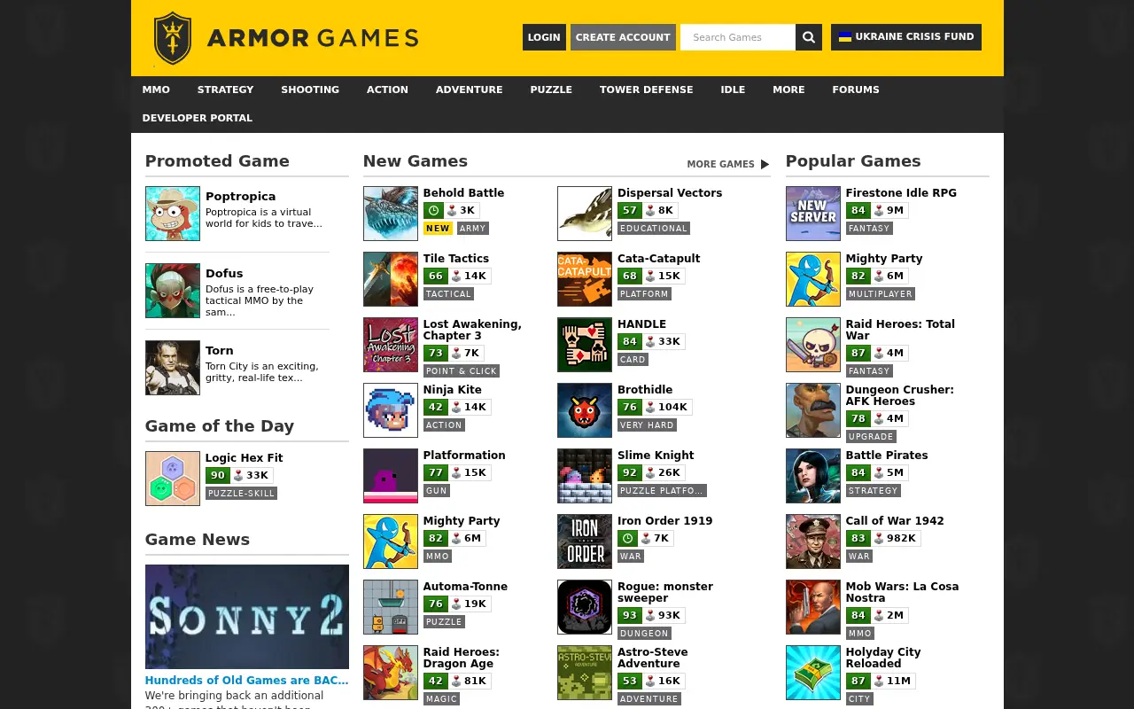 armorgames.com in 2023