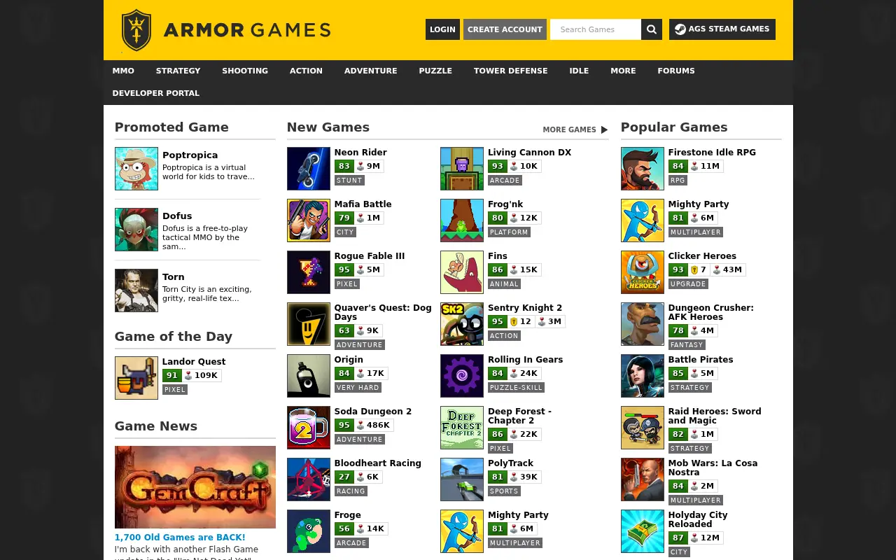 armorgames.com in 2024