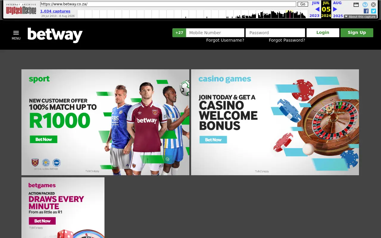 betway.co.za in 2024