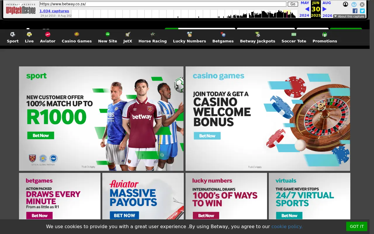 betway.co.za in 2025