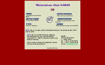 gandi.net in 1999