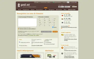 gandi.net in 2009