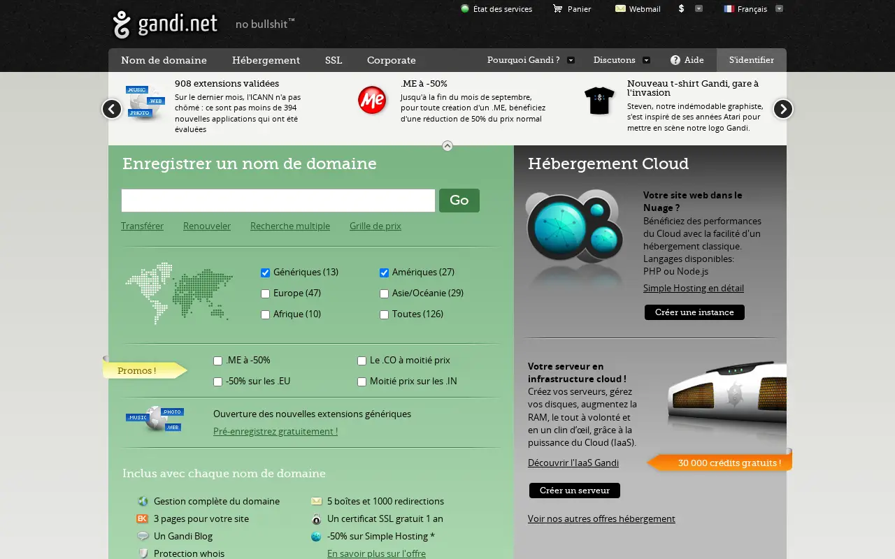 gandi.net in 2013