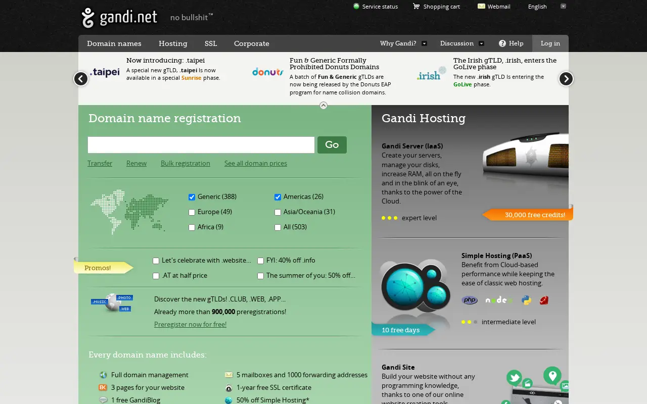 gandi.net in 2015