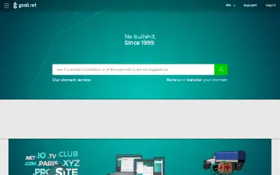 gandi.net in 2018