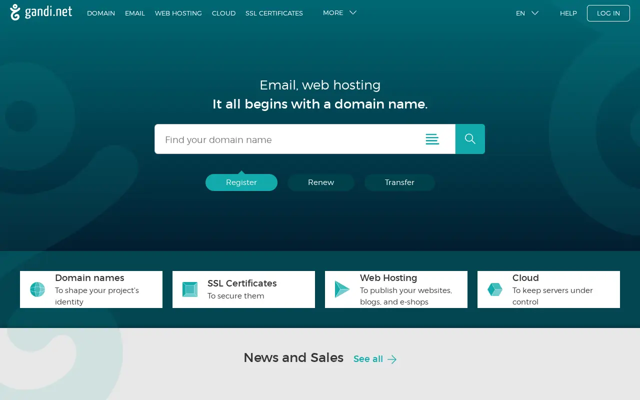 gandi.net in 2019